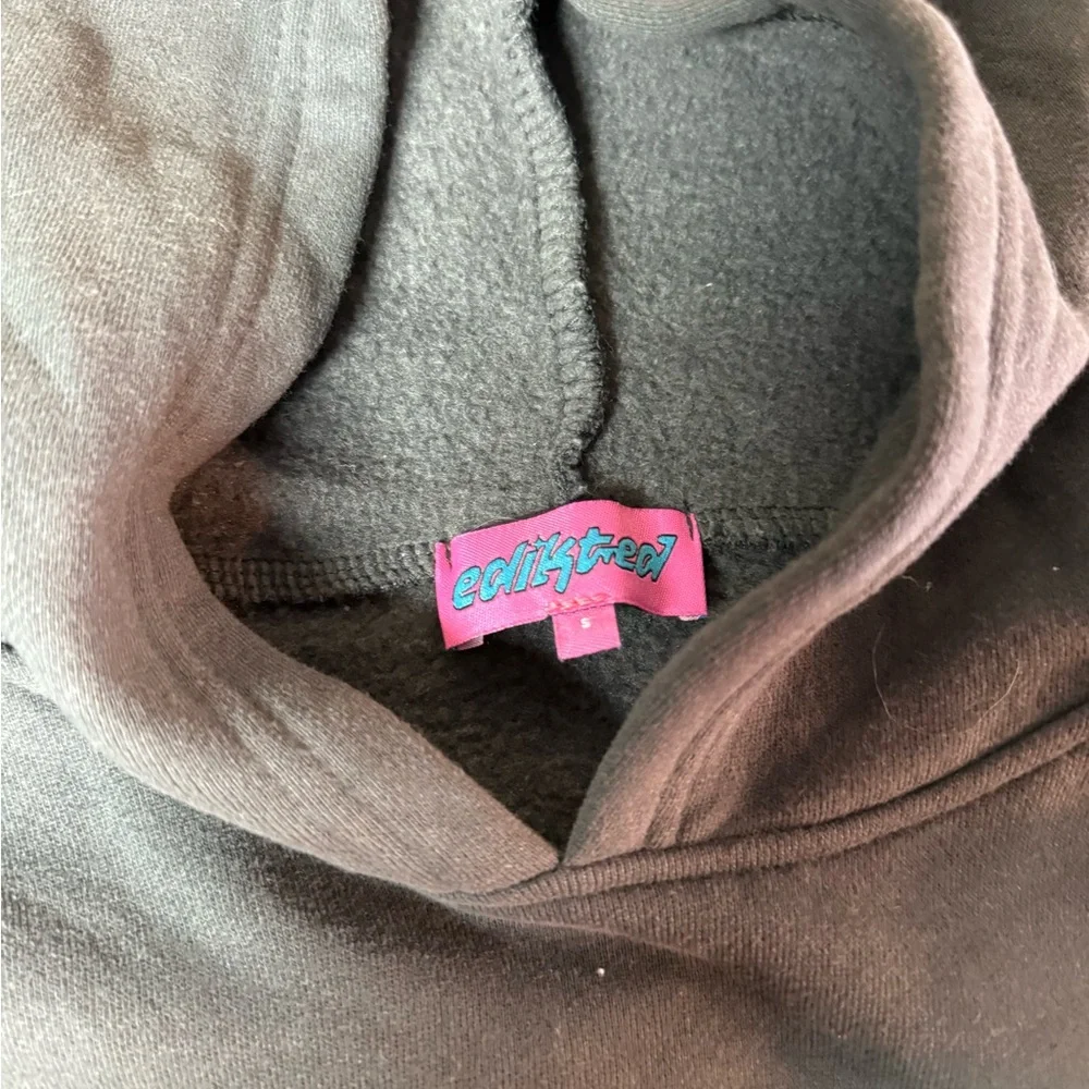 Edikted Small Hoodie Grey with Bows - Picture 3 of 3